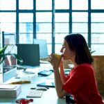 Young-woman-taking-coffee